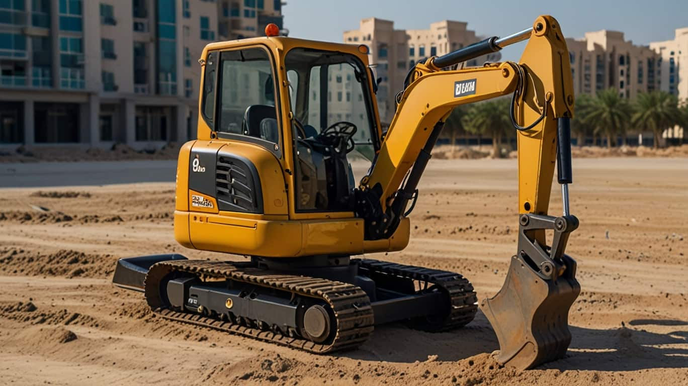 mini excavator rental in dubai