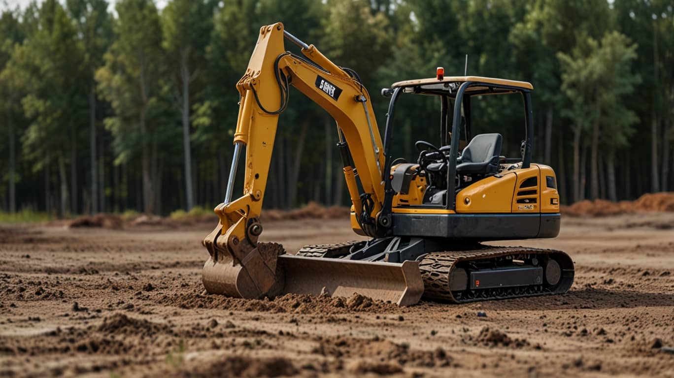 mini excavator rental in dubai