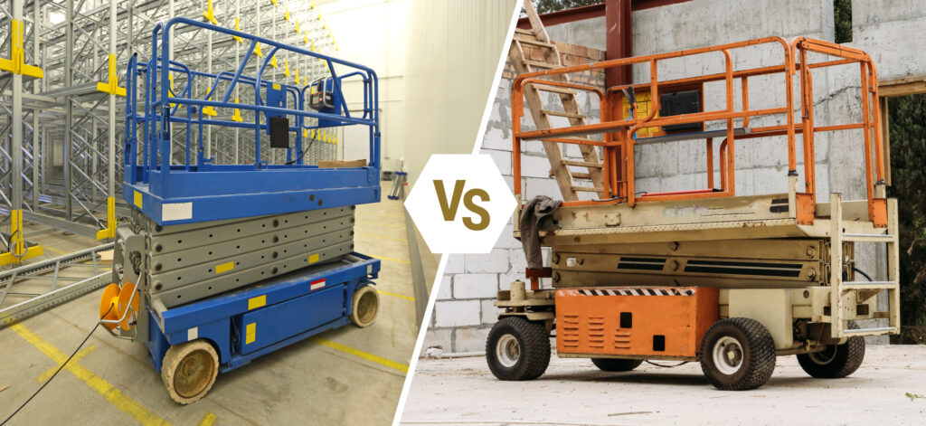 Electric vs Diesel Manlift Rental: Find the Best Fit for Your Job
