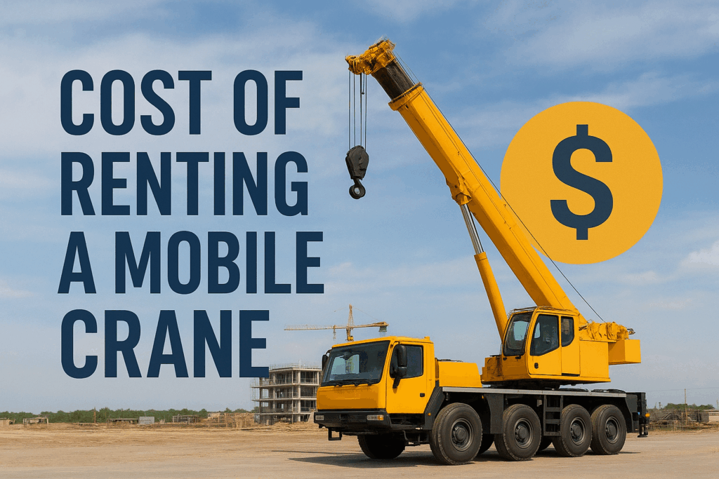 How the Cost of Renting a Mobile Crane Differs for Short-Term vs Long-Term 